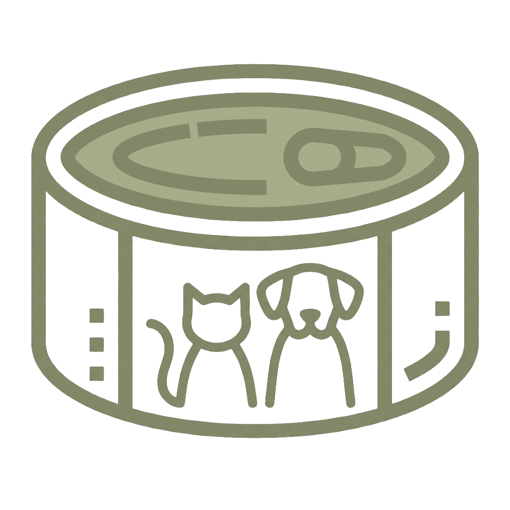 Icon showing canned pet food